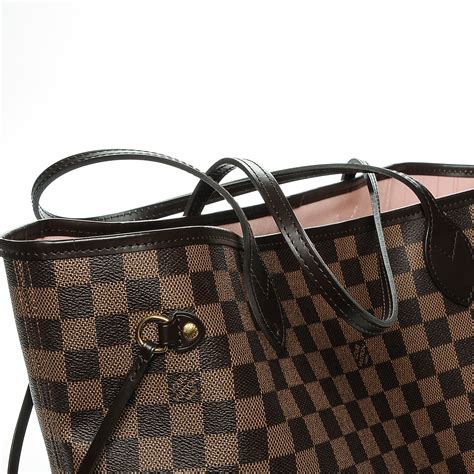 louis vuitton damier ebene neo neverfull mm rose ballerine|damier Neverfull mm price.